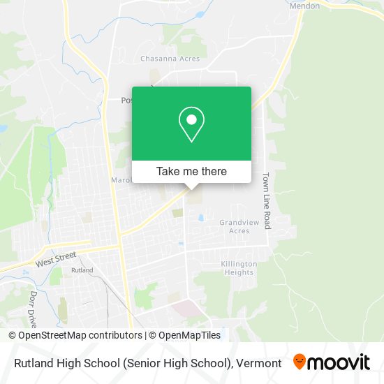 Rutland High School (Senior High School) map