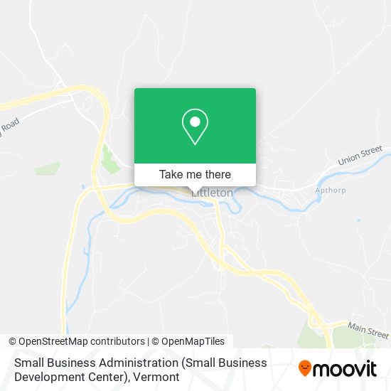 Small Business Administration (Small Business Development Center) map