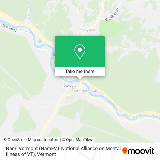 Nami Vermont (Nami-VT National Alliance on Mental Illness of VT) map