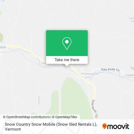 Snow Country Snow Mobile (Snow Sled Rentals L) map