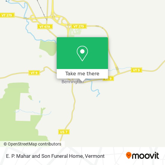 E. P. Mahar and Son Funeral Home map