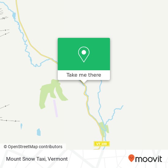 Mount Snow Taxi map