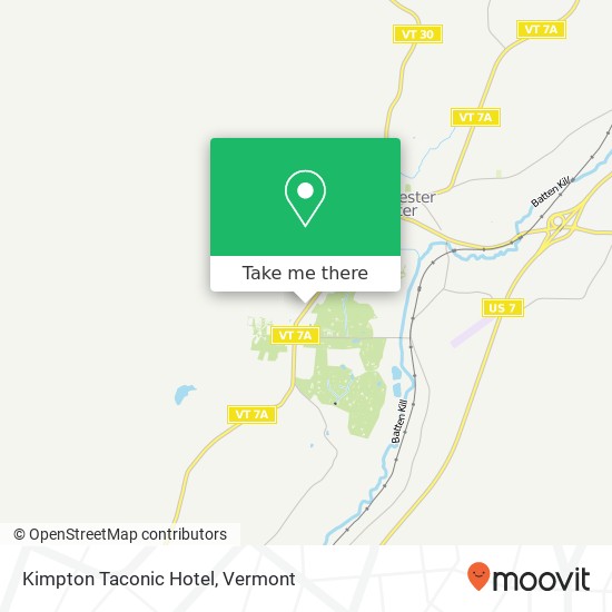 Kimpton Taconic Hotel map
