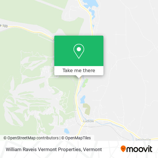 William Raveis Vermont Properties map