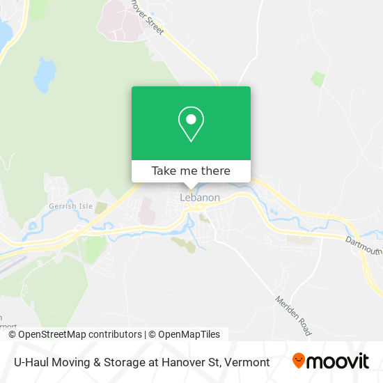 U-Haul Moving & Storage at Hanover St map