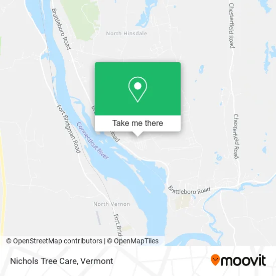 Nichols Tree Care map