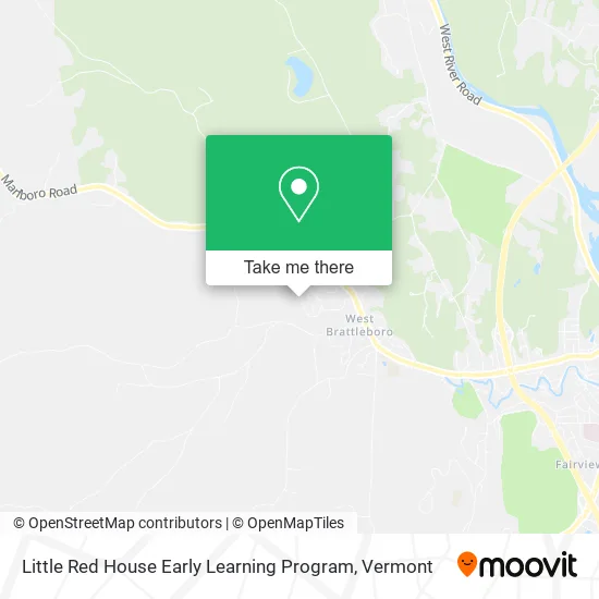 Little Red House Early Learning Program map