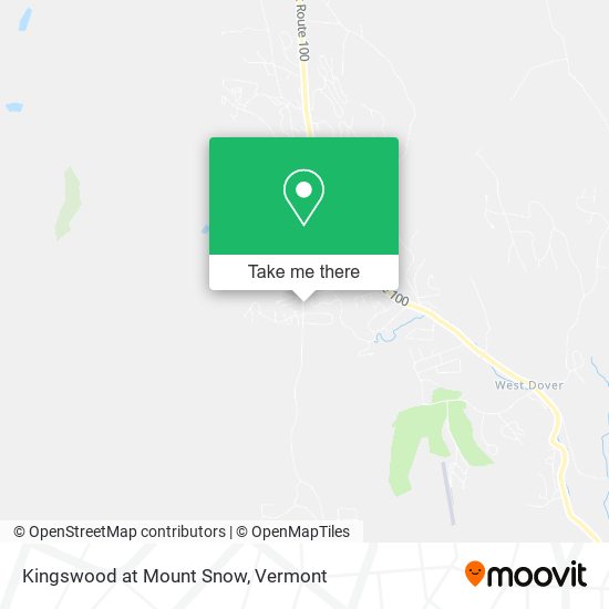 Kingswood at Mount Snow map