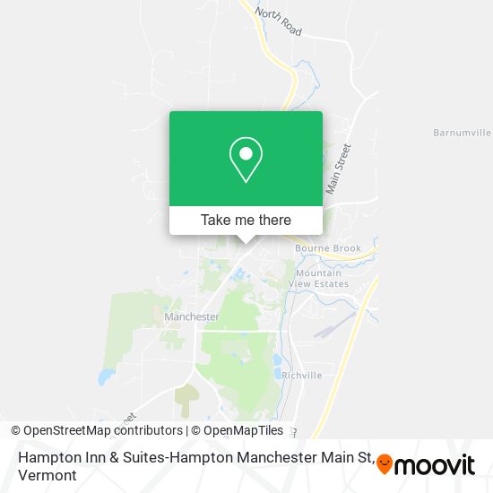 Mapa de Hampton Inn & Suites-Hampton Manchester Main St