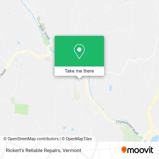 Rickert's Reliable Repairs map
