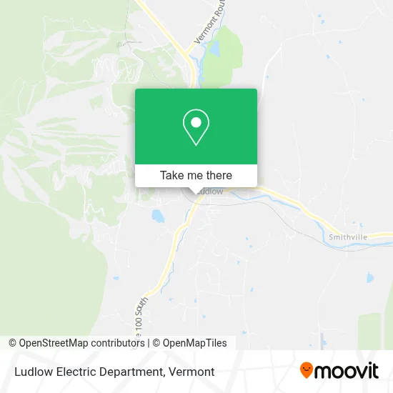 Ludlow Electric Department map