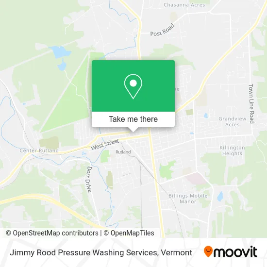Jimmy Rood Pressure Washing Services map