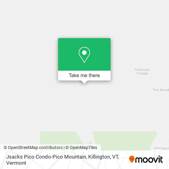 Mapa de Jsacks Pico Condo-Pico Mountain, Killington, VT