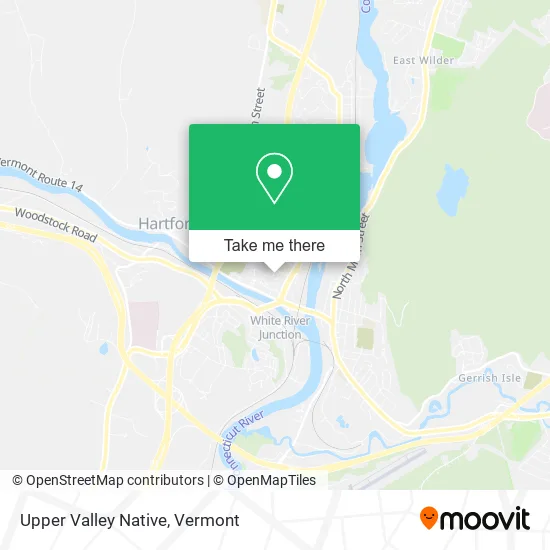 Upper Valley Native map