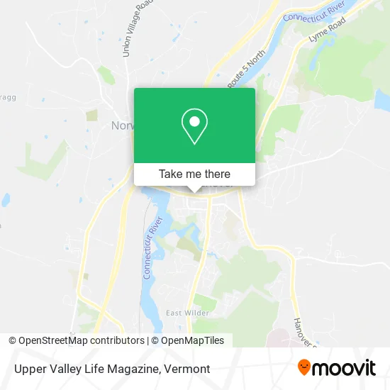 Upper Valley Life Magazine map