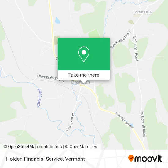 Holden Financial Service map