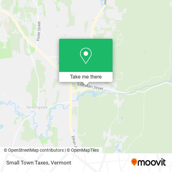 Small Town Taxes map