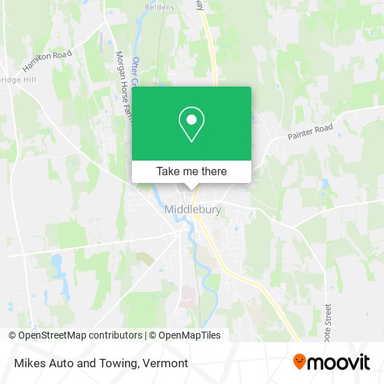 Mapa de Mikes Auto and Towing