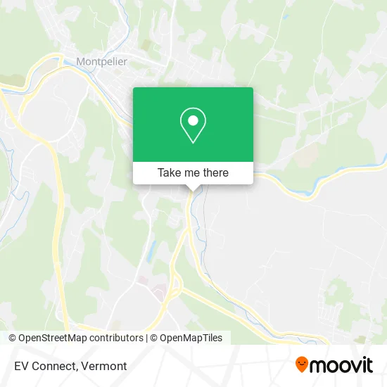 EV Connect map