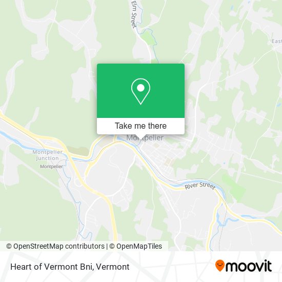 Heart of Vermont Bni map