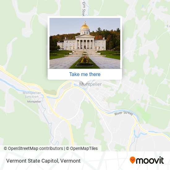 Mapa de Vermont State Capitol