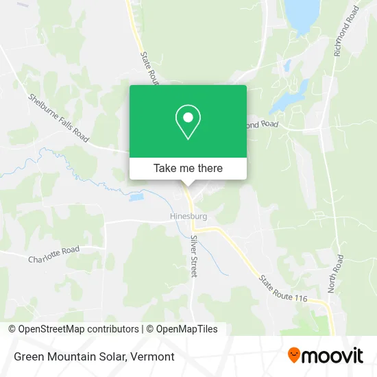Green Mountain Solar map
