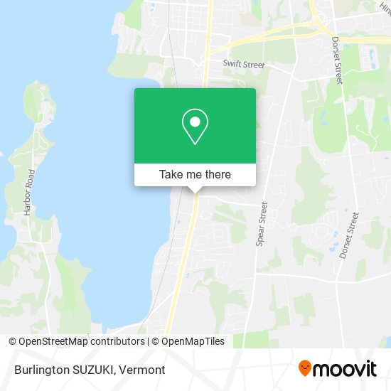 Burlington SUZUKI map