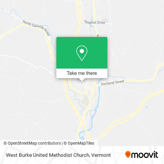 West Burke United Methodist Church map