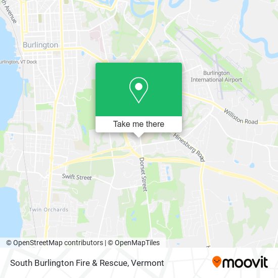 Mapa de South Burlington Fire & Rescue