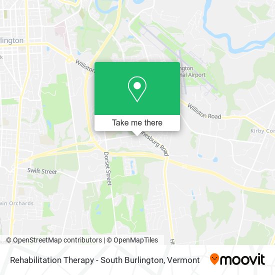 Mapa de Rehabilitation Therapy - South Burlington