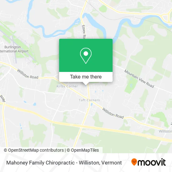 Mahoney Family Chiropractic - Williston map
