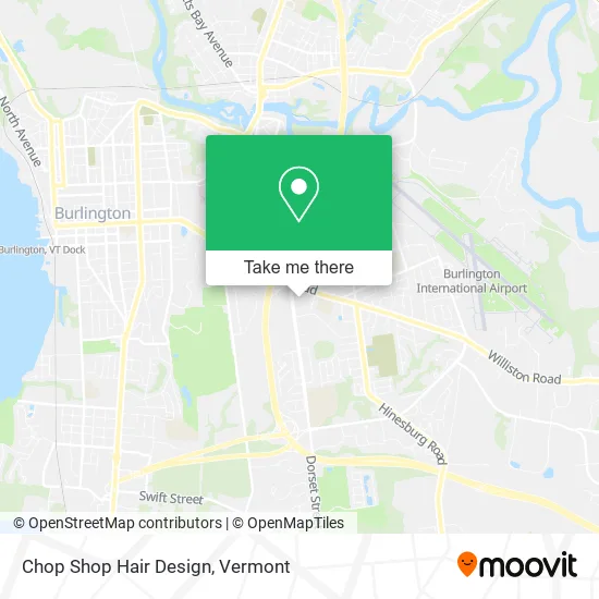 Chop Shop Hair Design map