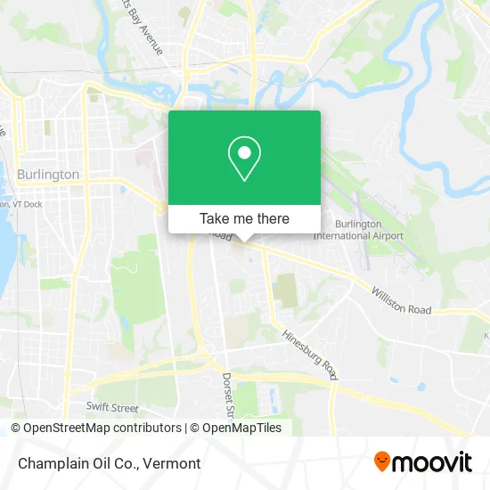 Champlain Oil Co. map