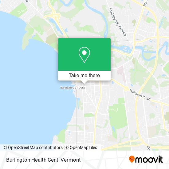 Mapa de Burlington Health Cent