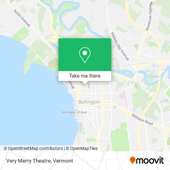 Very Merry Theatre map