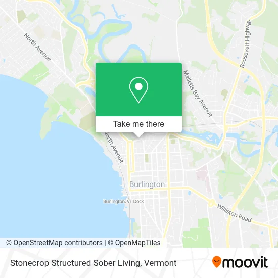 Stonecrop Structured Sober Living map
