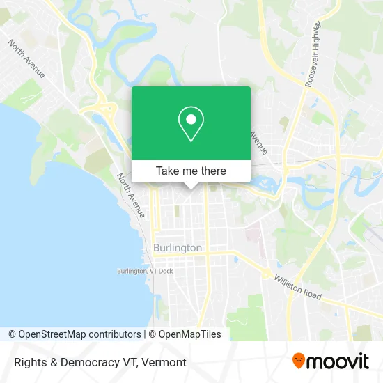 Rights & Democracy VT map