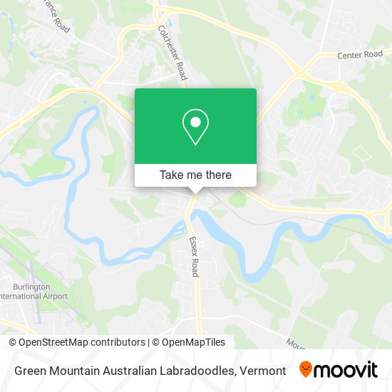 Mapa de Green Mountain Australian Labradoodles