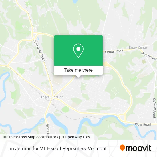 Tim Jerman for VT Hse of Reprsnttvs map