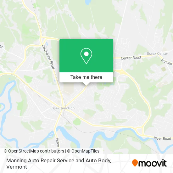 Manning Auto Repair Service and Auto Body map