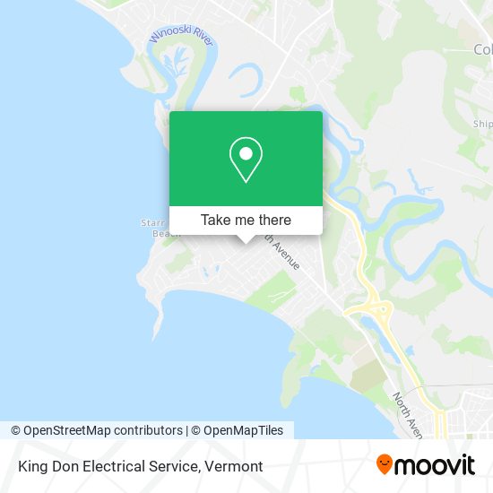 King Don Electrical Service map