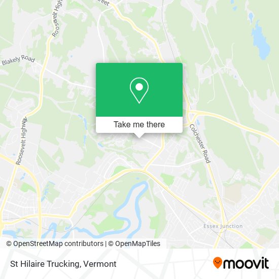 St Hilaire Trucking map