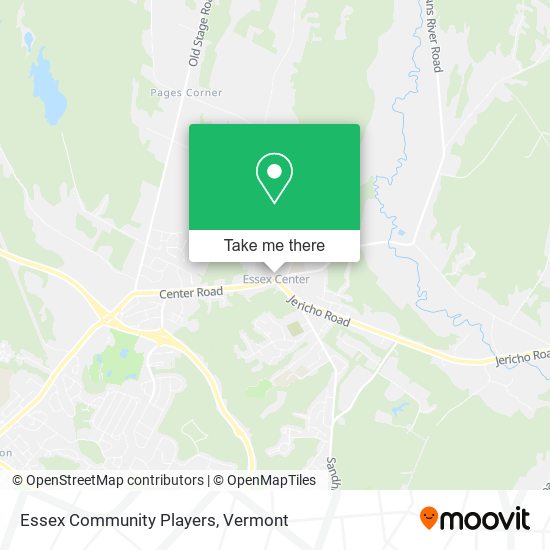 Essex Community Players map