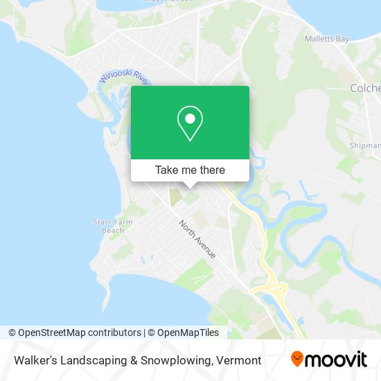 Mapa de Walker's Landscaping & Snowplowing