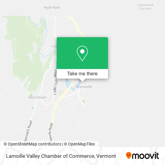 Lamoille Valley Chamber of Commerce map