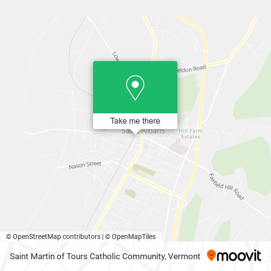 Saint Martin of Tours Catholic Community map