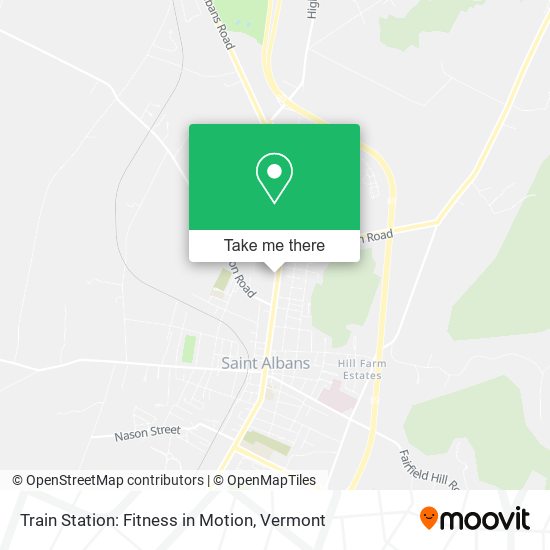 Train Station: Fitness in Motion map