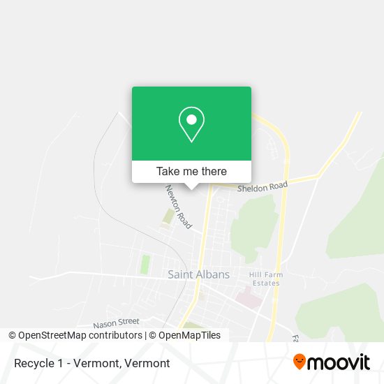 Mapa de Recycle 1 - Vermont
