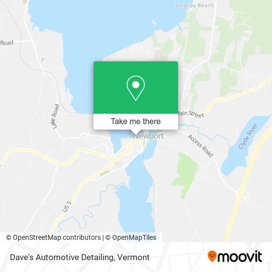 Dave's Automotive Detailing map