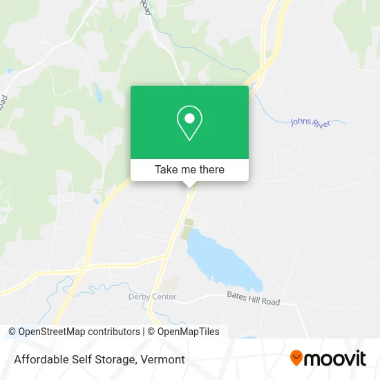 Affordable Self Storage map